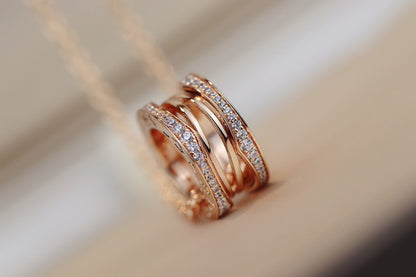 [AURORA]ZERO 1 PINK GOLD NECKLACE