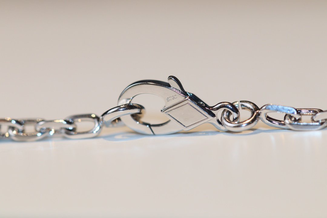 [Olivia Jewelry]CLOVER 20 MOTIFS ONYX DIAMOND SILVER
