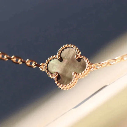 [Olivia Jewelry]CLOVER 20 MOTIFS LASER DIAMOND NECKLACE