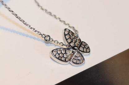 [Olivia Jewelry]BUTTERFLY DIAMOND NECKLACE