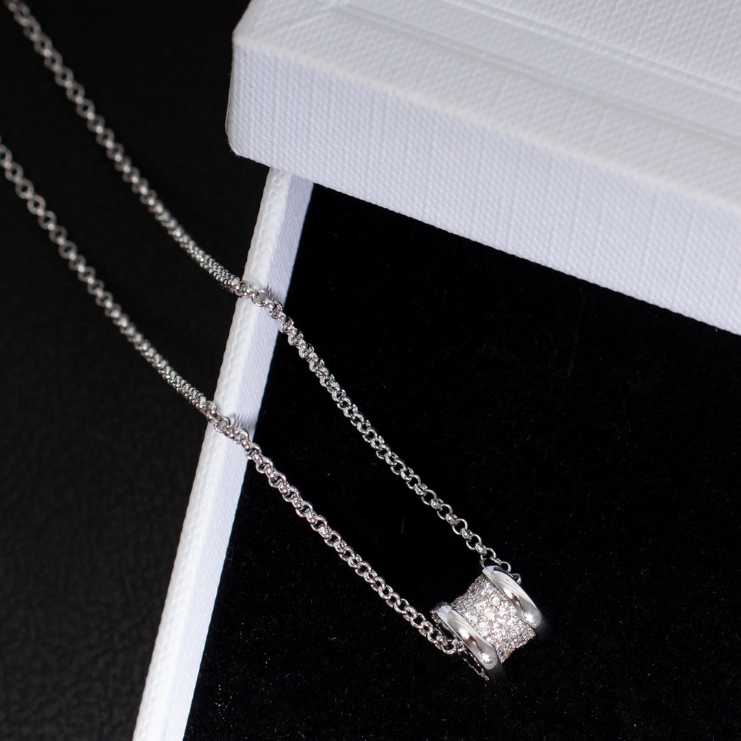 [OLIVIA]ZERO 1 SILVER DIAMOND NECKLACE