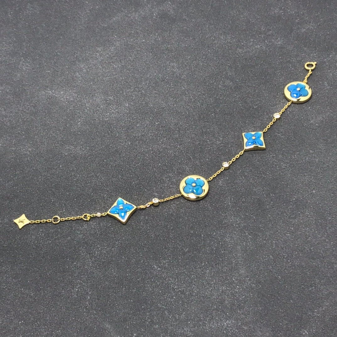 [Olivia Jewelry]STAR AND SUN TURQUOISE 4 MOTIFS 3 DIAMONDS