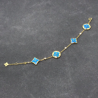 [Olivia Jewelry]STAR AND SUN TURQUOISE 4 MOTIFS 3 DIAMONDS