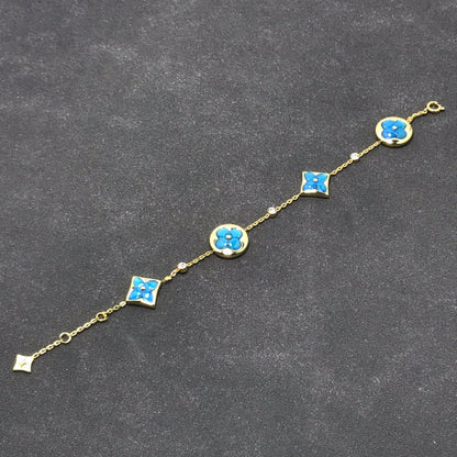 [Olivia Jewelry]STAR AND SUN TURQUOISE 4 MOTIFS 3 DIAMONDS