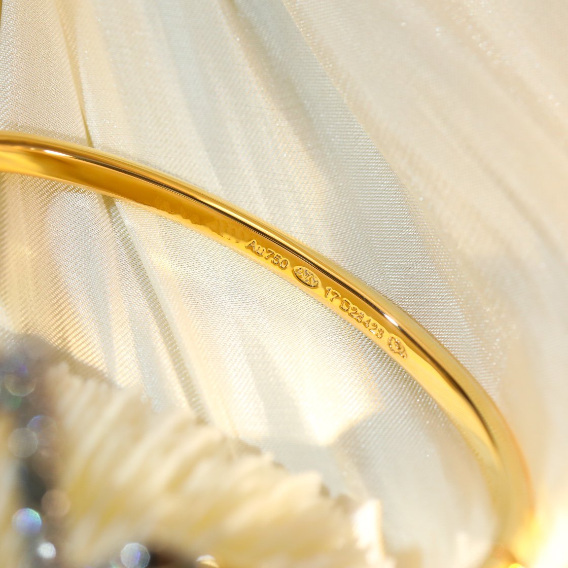 [Olivia Jewelry]VOLTE UPSITE DOWN GOLD DIAMOND BRACELET
