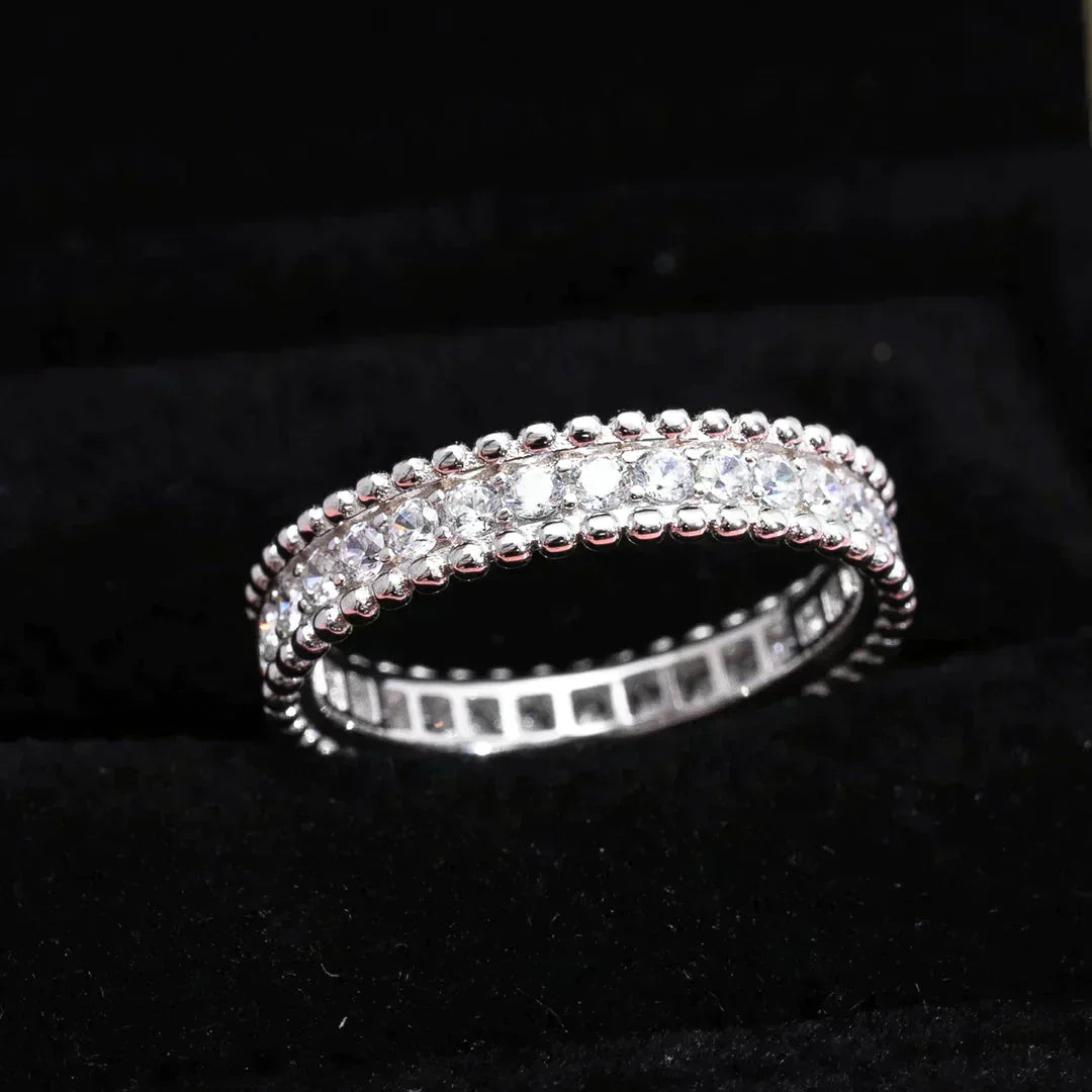 [Olivia Jewelry]PERLEE DIAMOND SILVER RING