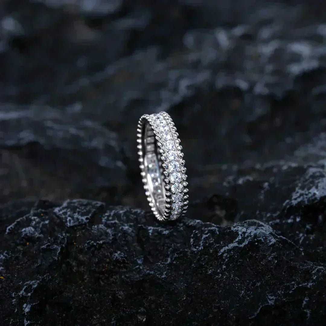 [Olivia Jewelry]PERLEE DIAMOND SILVER RING