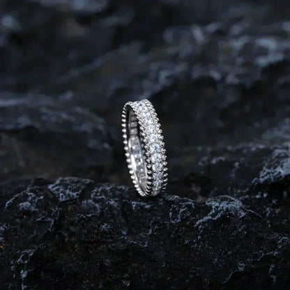 [Olivia Jewelry]PERLEE DIAMOND SILVER RING