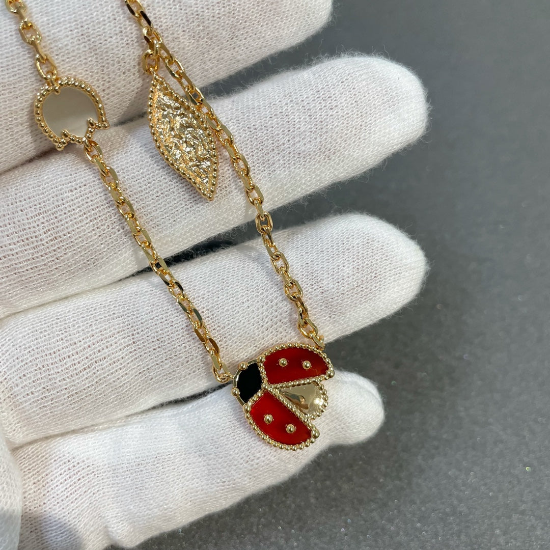 [Olivia Jewelry]LUCKY SPRING 15 MOTIFS GOLD NECKLACE