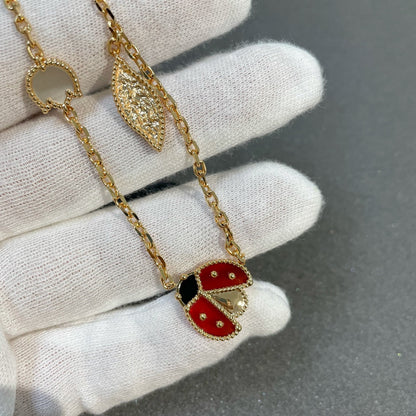 [Olivia Jewelry]LUCKY SPRING 15 MOTIFS GOLD NECKLACE