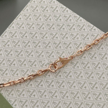 [Olivia Jewelry]LUCKY SPRING 15 MOTIFS ROSE GOLD NECKLACE