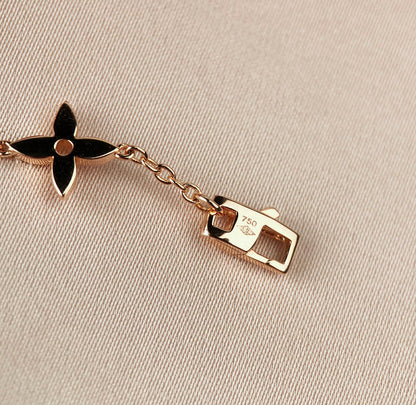 [Olivia Jewelry]STAR AND SUN 7 MOTIFS GOLD BRACELET