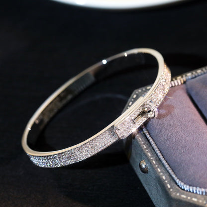 [Olivia Jewelry]KELLY BRACELET DIAMOND PAVED