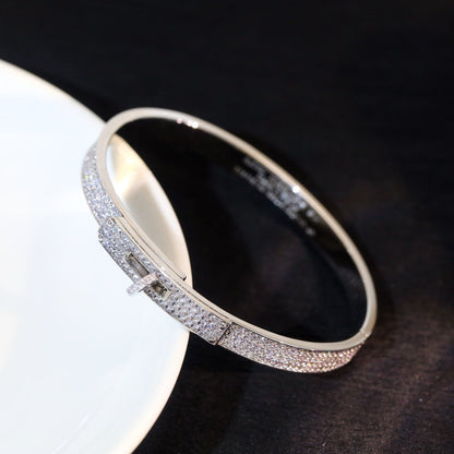 [Olivia Jewelry]KELLY BRACELET DIAMOND PAVED