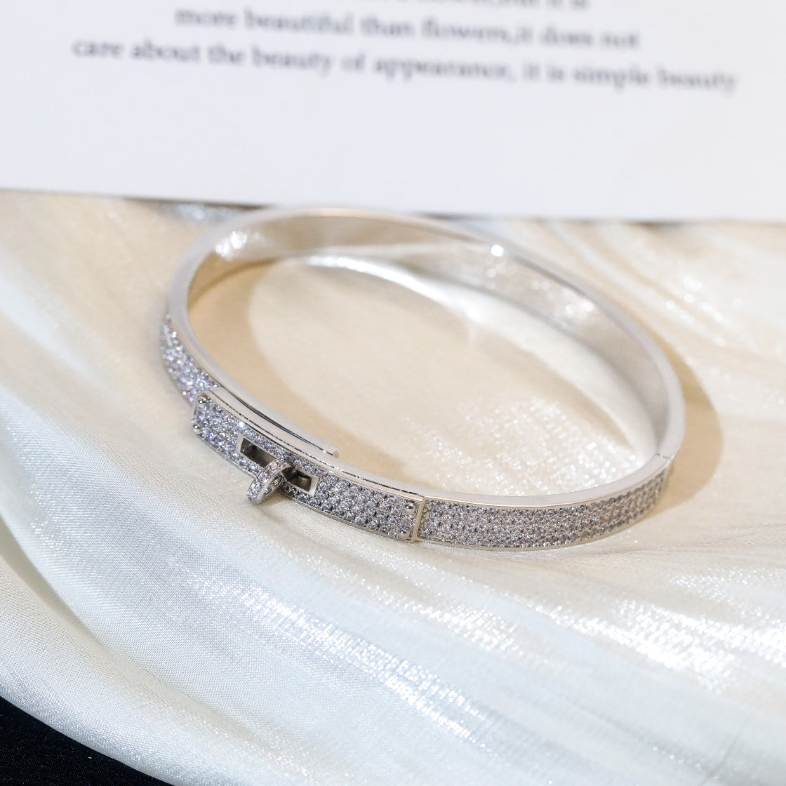 [Olivia Jewelry]KELLY BRACELET DIAMOND PAVED