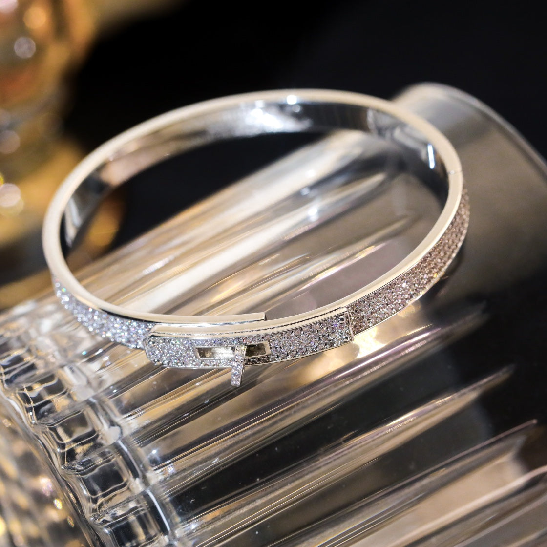 [Olivia Jewelry]KELLY BRACELET DIAMOND PAVED
