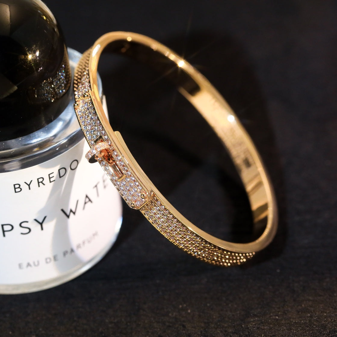 [Olivia Jewelry]KELLY BRACELET DIAMOND PAVED