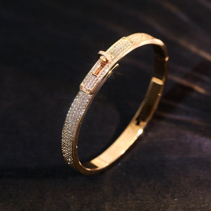 [Olivia Jewelry]KELLY BRACELET DIAMOND PAVED