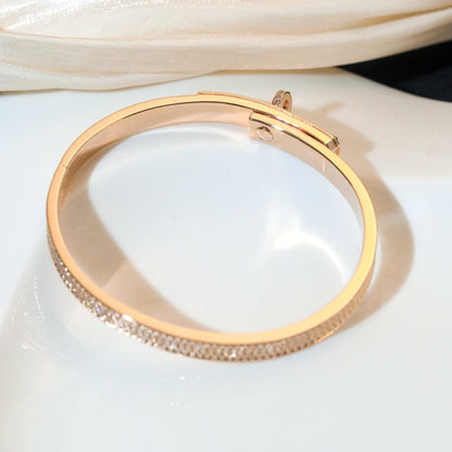 [Olivia Jewelry]KELLY BRACELET DIAMOND PAVED