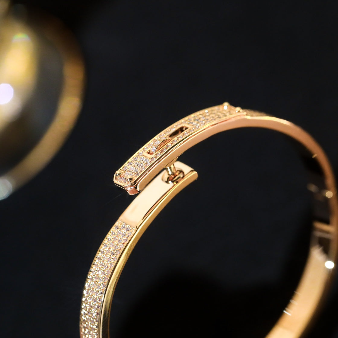 [Olivia Jewelry]KELLY BRACELET DIAMOND PAVED