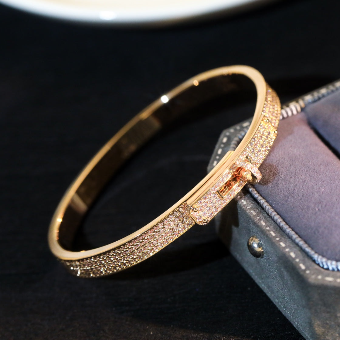 [Olivia Jewelry]KELLY BRACELET DIAMOND PAVED