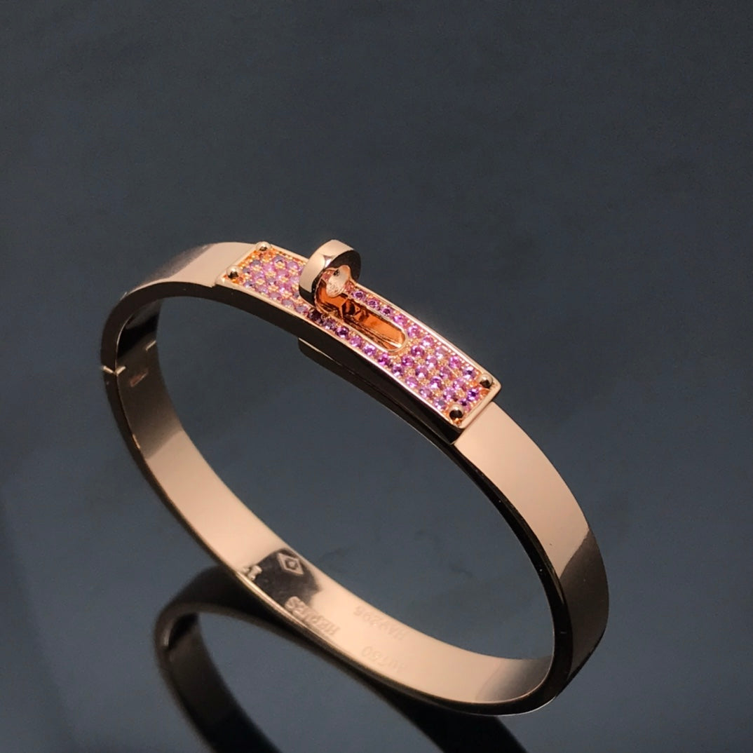 [Olivia Jewelry]KELLY BRACELET PINK DIAMOND