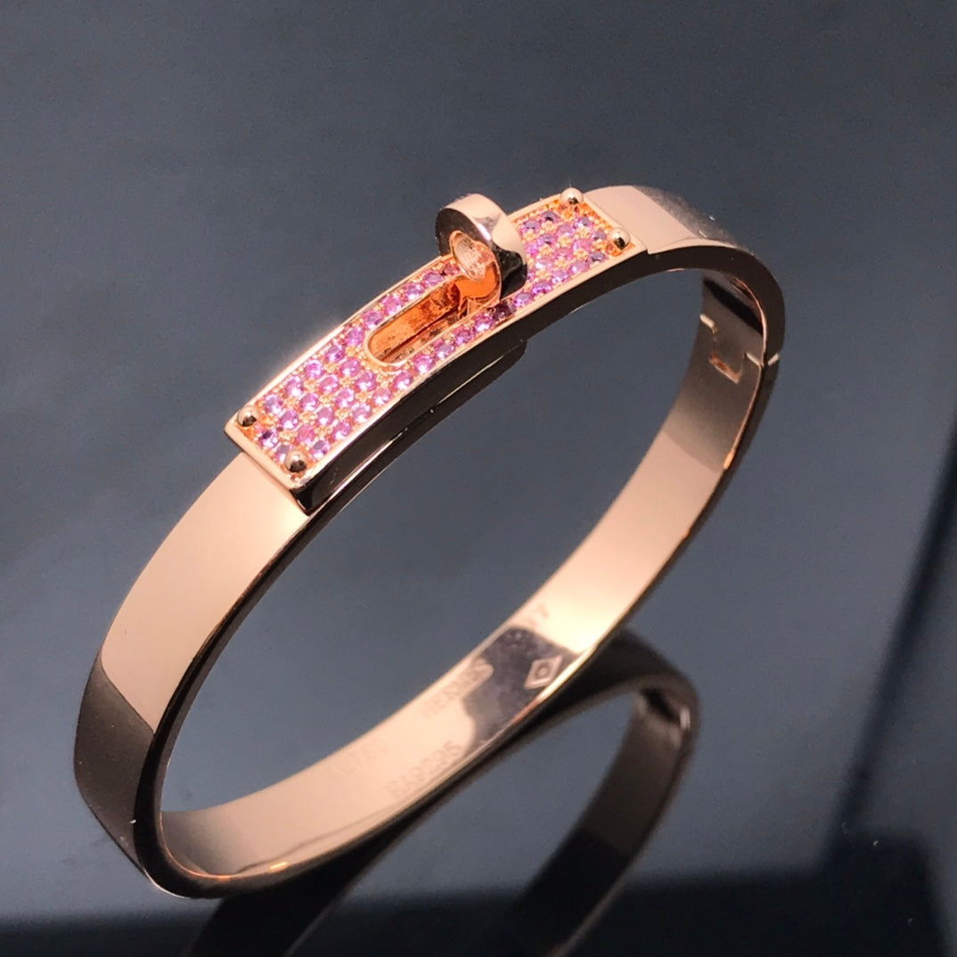 [Olivia Jewelry]KELLY BRACELET PINK DIAMOND