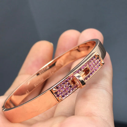 [Olivia Jewelry]KELLY BRACELET PINK DIAMOND