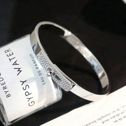 [Olivia Jewelry]KELLY SILVER DIAMOND BRACELET