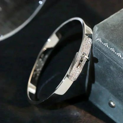 [Olivia Jewelry]KELLY SILVER DIAMOND BRACELET