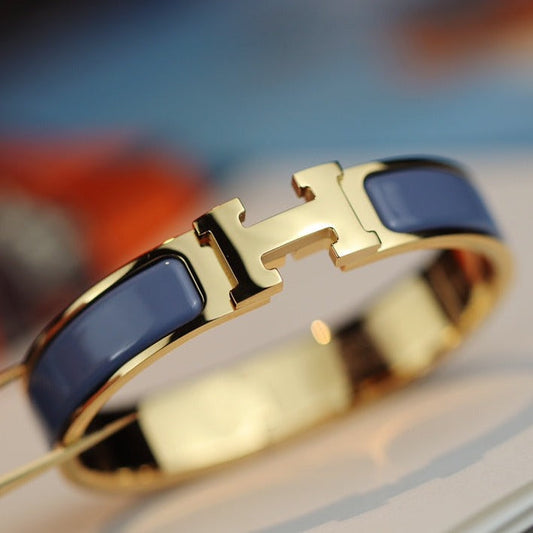 [Olivia Jewelry]H BRACELET 12MM BLUE GRAY