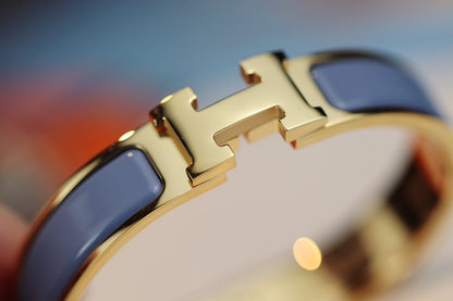 [Olivia Jewelry]H BRACELET 12MM BLUE GRAY