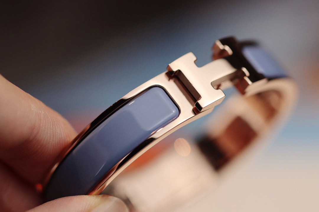 [Olivia Jewelry]H BRACELET 12MM BLUE GRAY