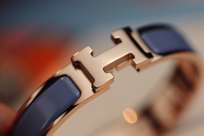 [Olivia Jewelry]H BRACELET 12MM BLUE GRAY