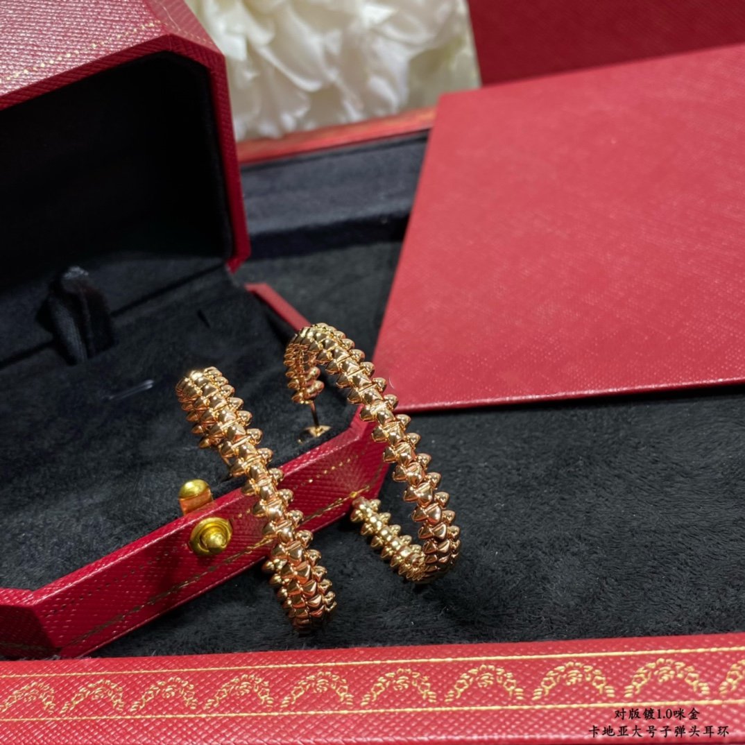 [Olivia Jewelry]CLASH LARGE HOOP EARRINGS