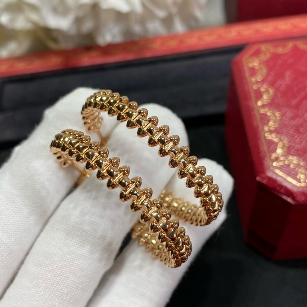 [Olivia Jewelry]CLASH LARGE HOOP EARRINGS