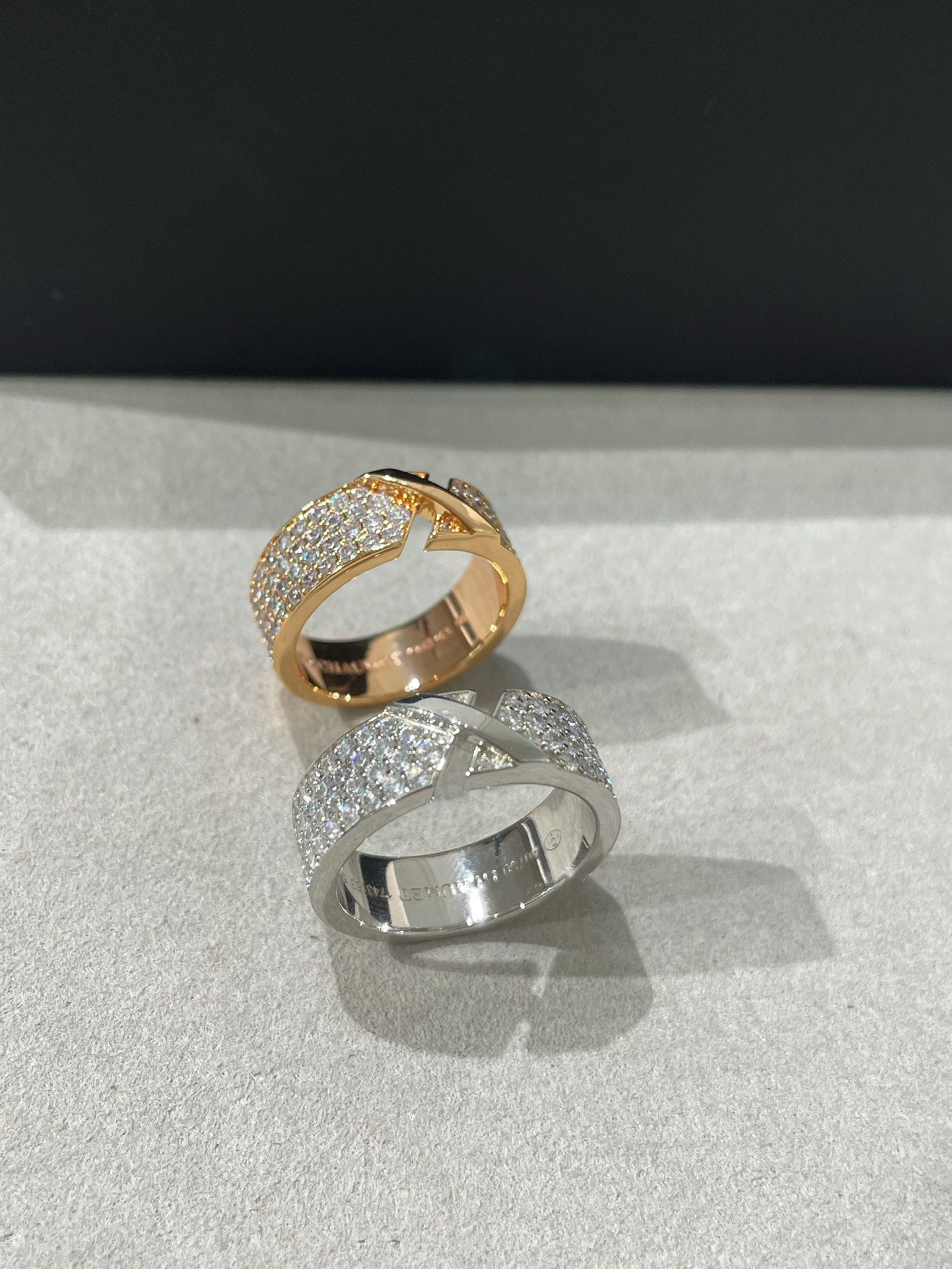 [Olivia Jewelry]LIENS EVIDENCE  DIAMOND PAVED RING