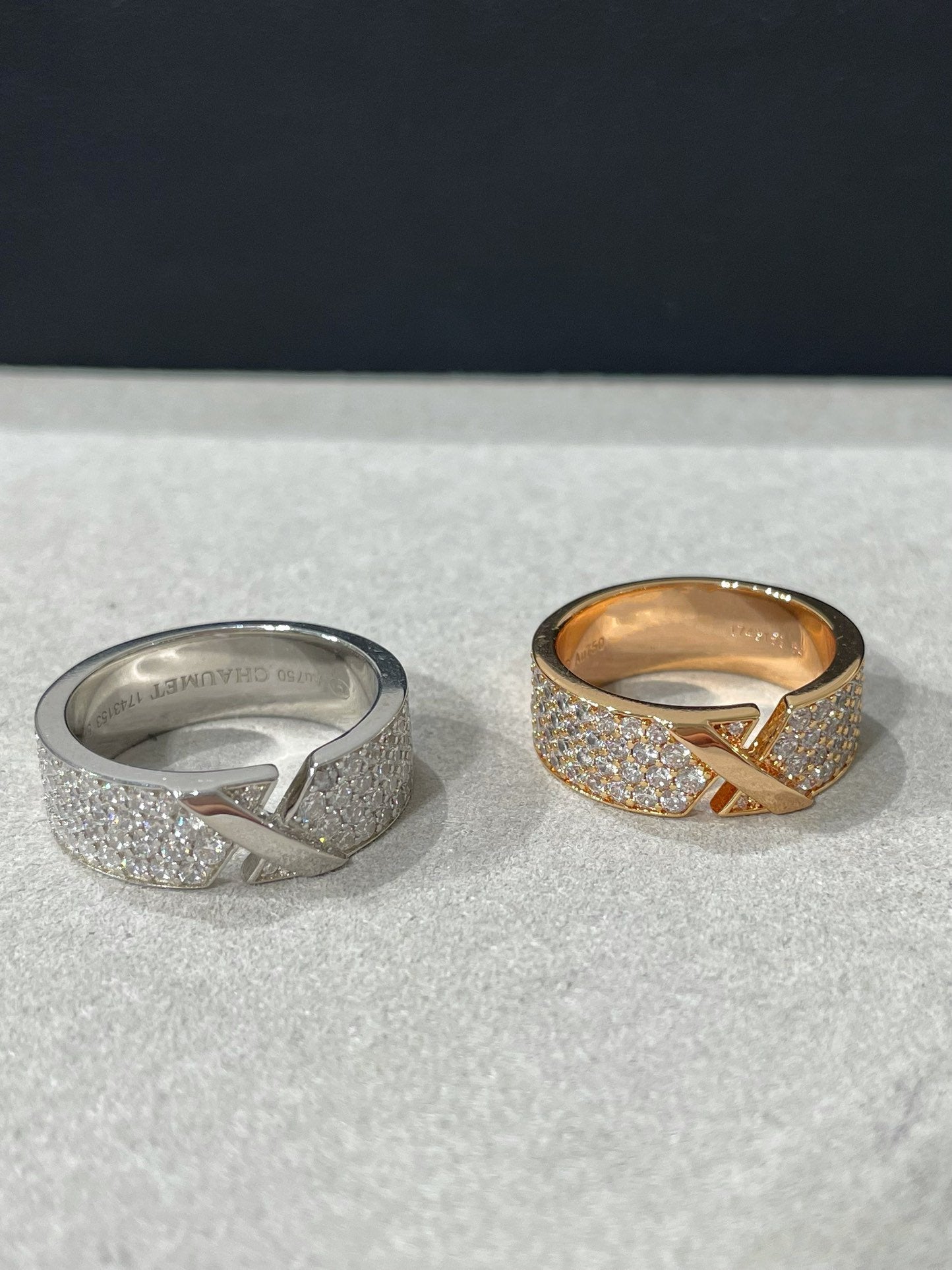 [Olivia Jewelry]LIENS EVIDENCE  DIAMOND PAVED RING