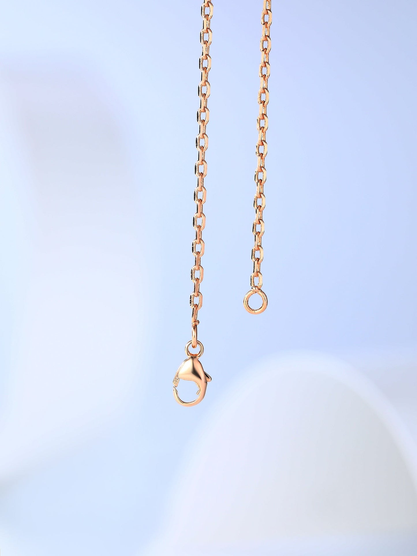 [Olivia Jewelry]H CAGE PINK GOLD NECKLACE
