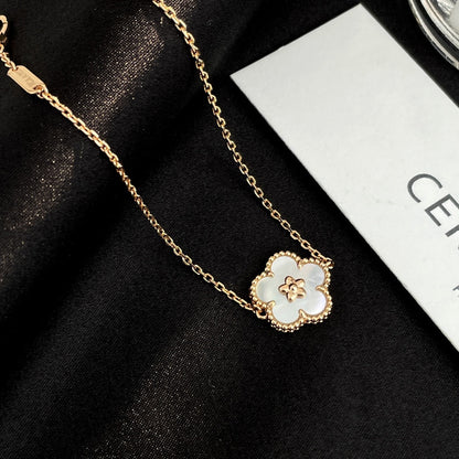 [Olivia Jewelry]LUCKY SPRING ROSE GOLD MOP BRACELET