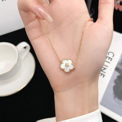 [Olivia Jewelry]LUCKY SPRING ROSE GOLD MOP BRACELET