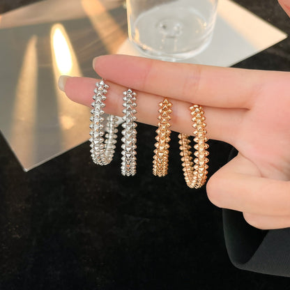 [Olivia Jewelry]CLASH HOOP EARRINGS