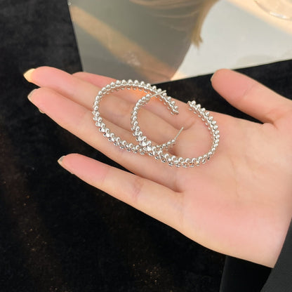 [Olivia Jewelry]CLASH HOOP EARRINGS