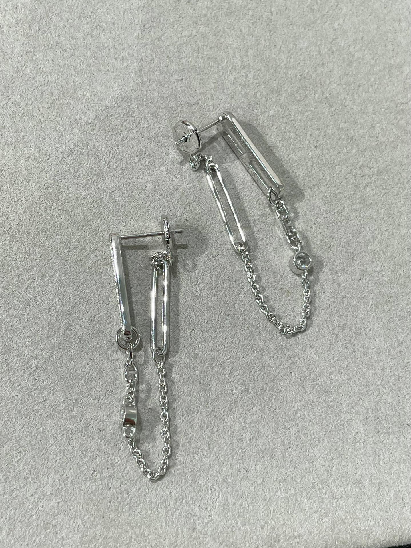[Olivia Jewelry]CHAINE CHAOS DIAMOND DROP EARRINGS