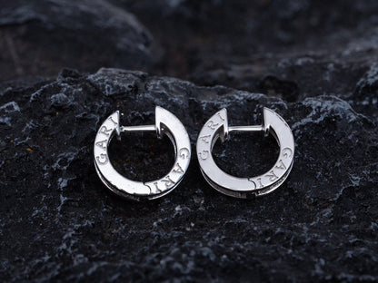 [OLIVIA]ZERO 1 MINI SILVER DIAMOND EARRINGS