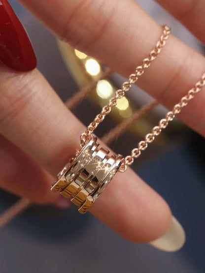 [OLIVIA]ZERO 1 PINK GOLD NECKLACE