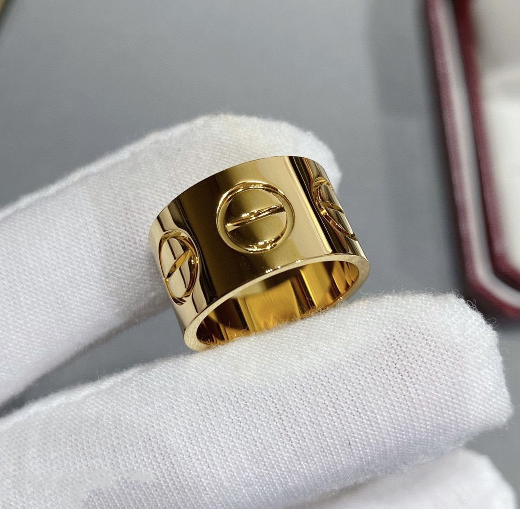 [Olivia Jewelry]LOVE 11MM LARGE RING