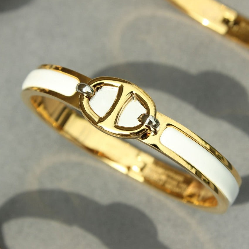 [Olivia Jewelry]CLIC CHAINE GOLD BRACELET