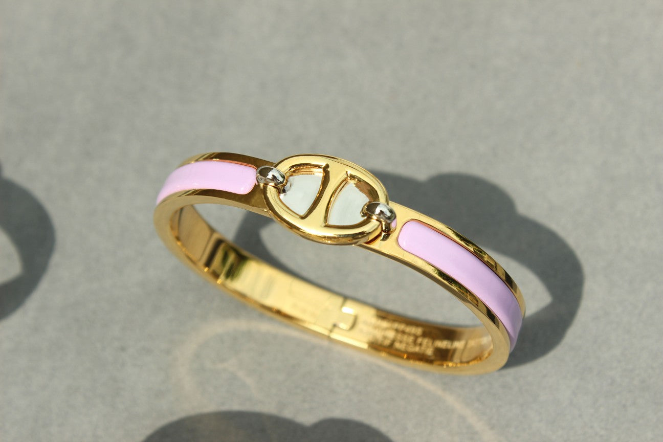 [Olivia Jewelry]CLIC CHAINE GOLD BRACELET