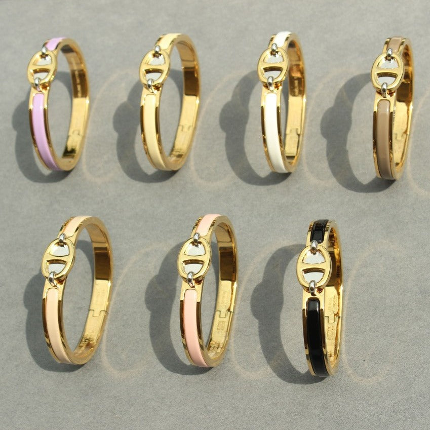 [Olivia Jewelry]CLIC CHAINE GOLD BRACELET